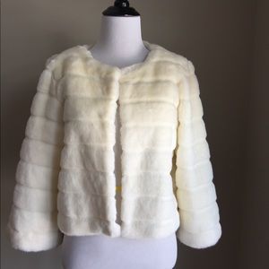 ⭐️⭐️SOLD⭐️⭐️Guess by Marciano faux fur jacket